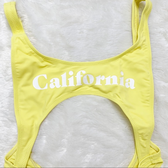 Chloe Rose Surf’s Up 1-Piece Swimsuit Yellow - Picture 6 of 12